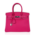 Birkin 30 Bag Rose Tyrien Candy Epsom Limited Edition Palladium