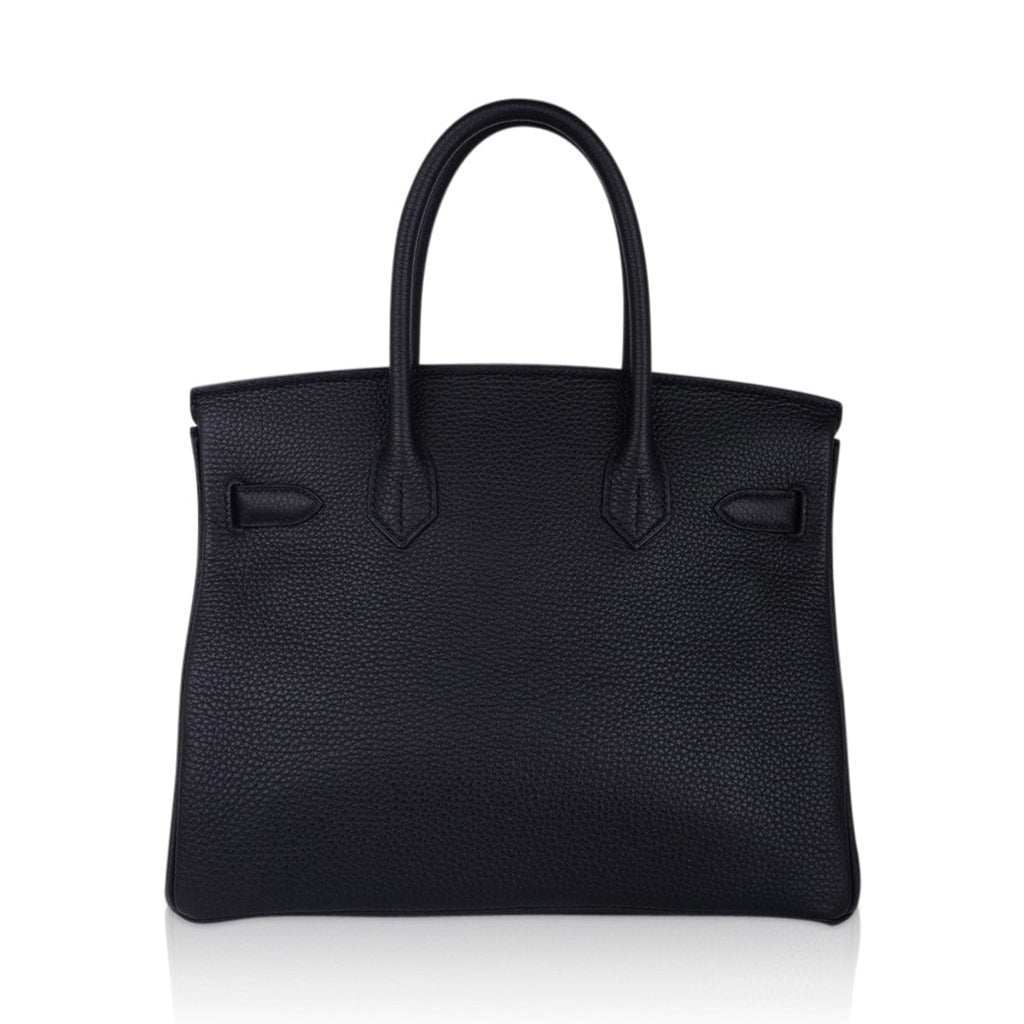 Birkin 30 Bag Black Togo Leather with Rose Gold Hardware