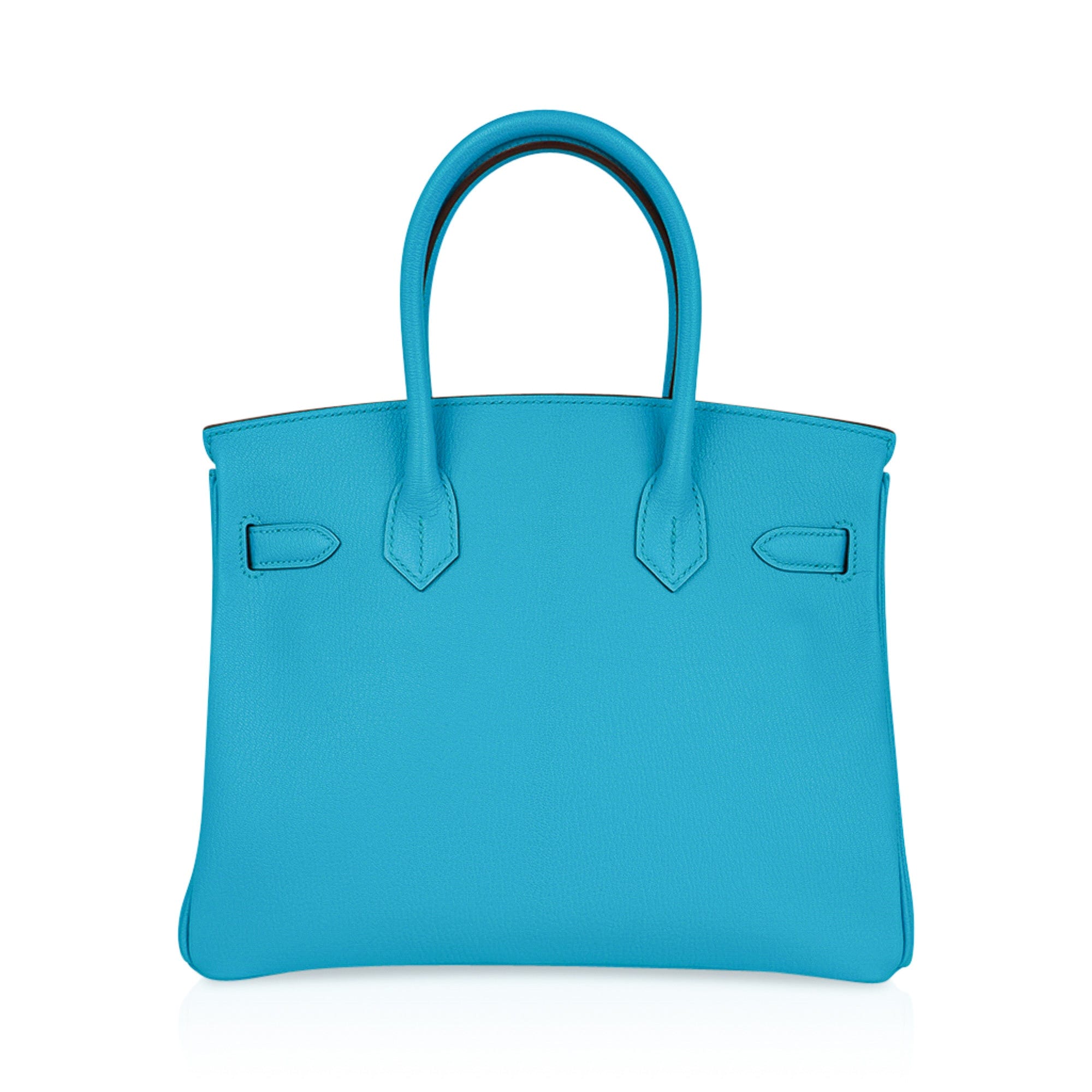 Birkin 30 Bleu Aztec Bag Chevre Leather with Gold Hardware