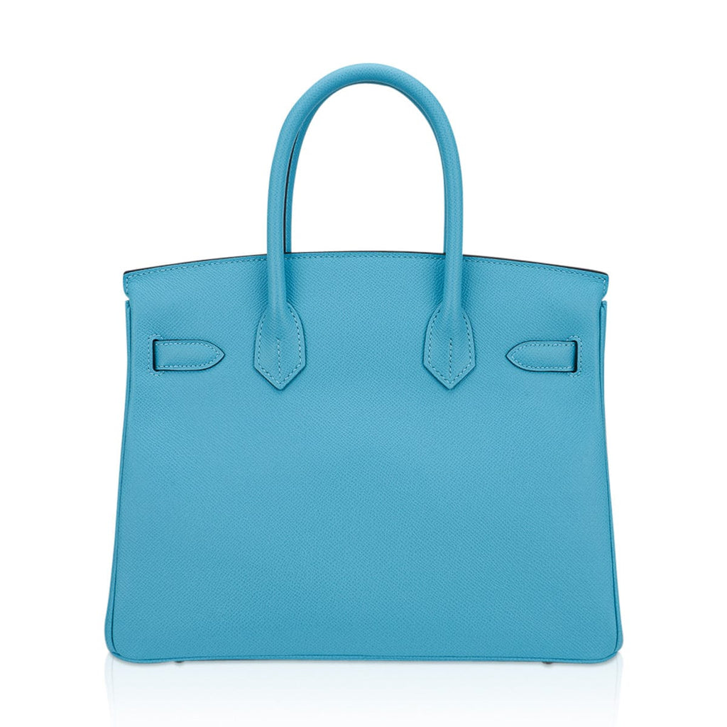 Birkin 30 Bag Blue du Nord Gold Hardware Epsom Leather