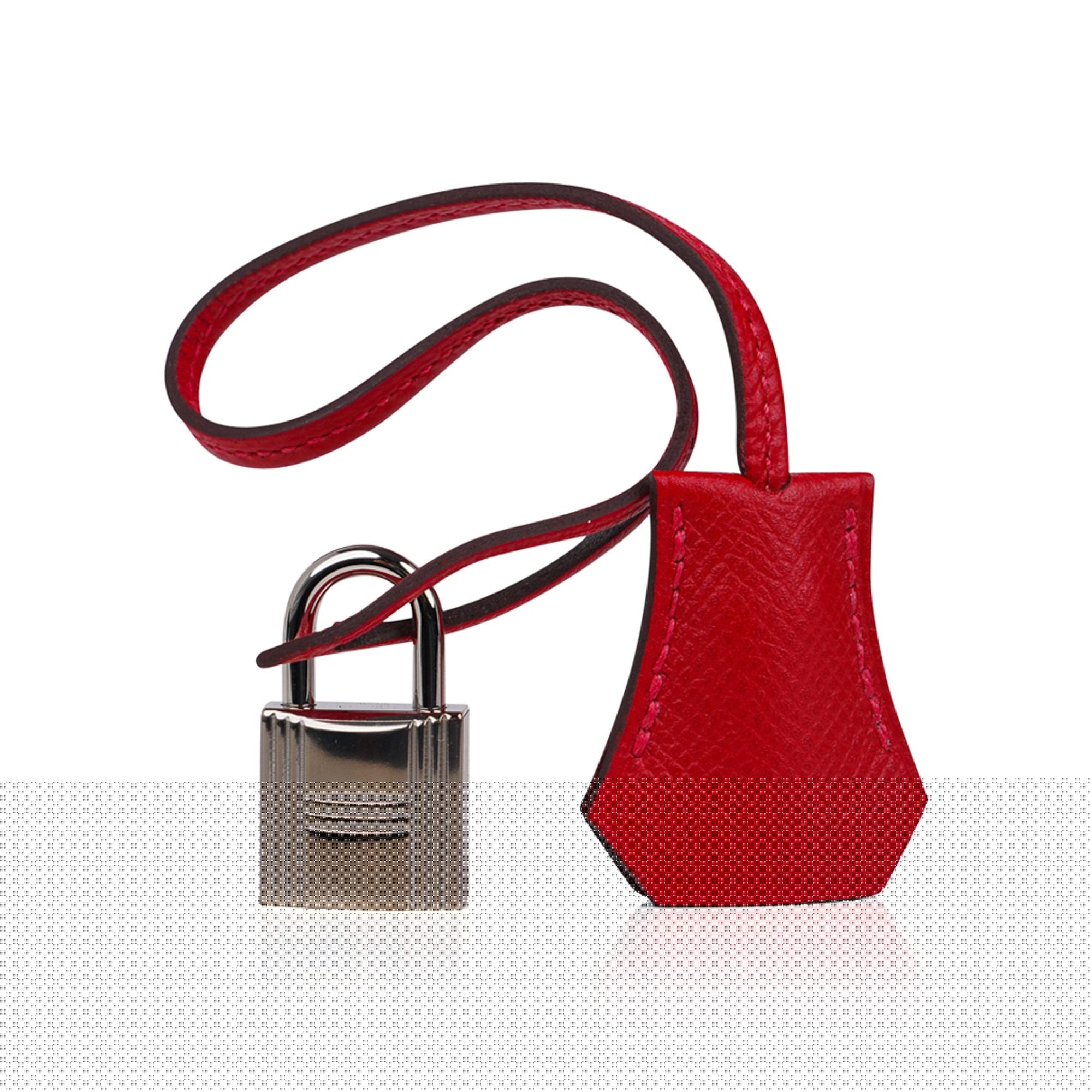 Birkin 30 Bag Rouge Casaque Epsom Leather with Palladium Hardware
