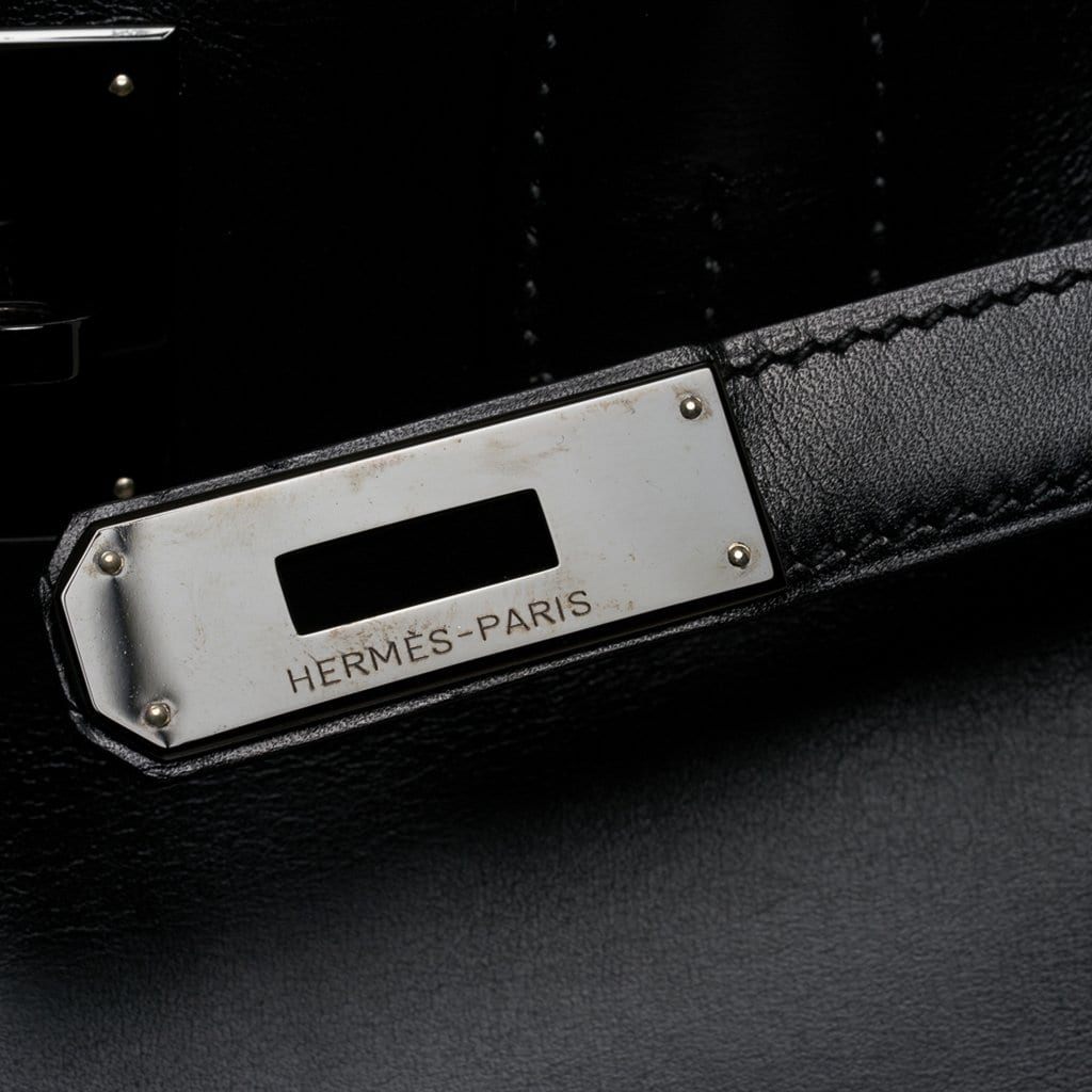 Birkin 30 Bag So Black Limited Edition Box Leather