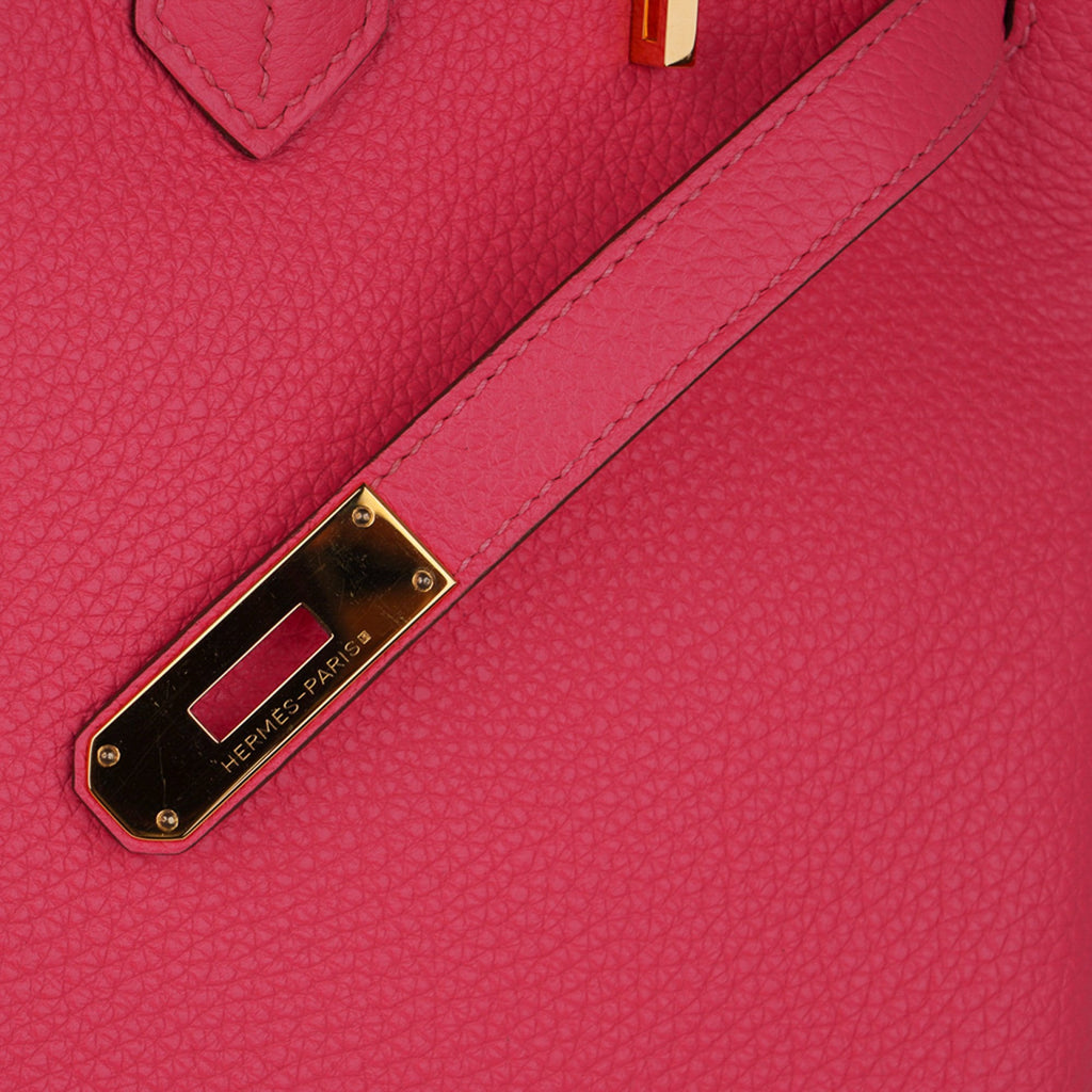 Birkin 35 Bag Rose Lipstick Pink Togo Gold Hardware