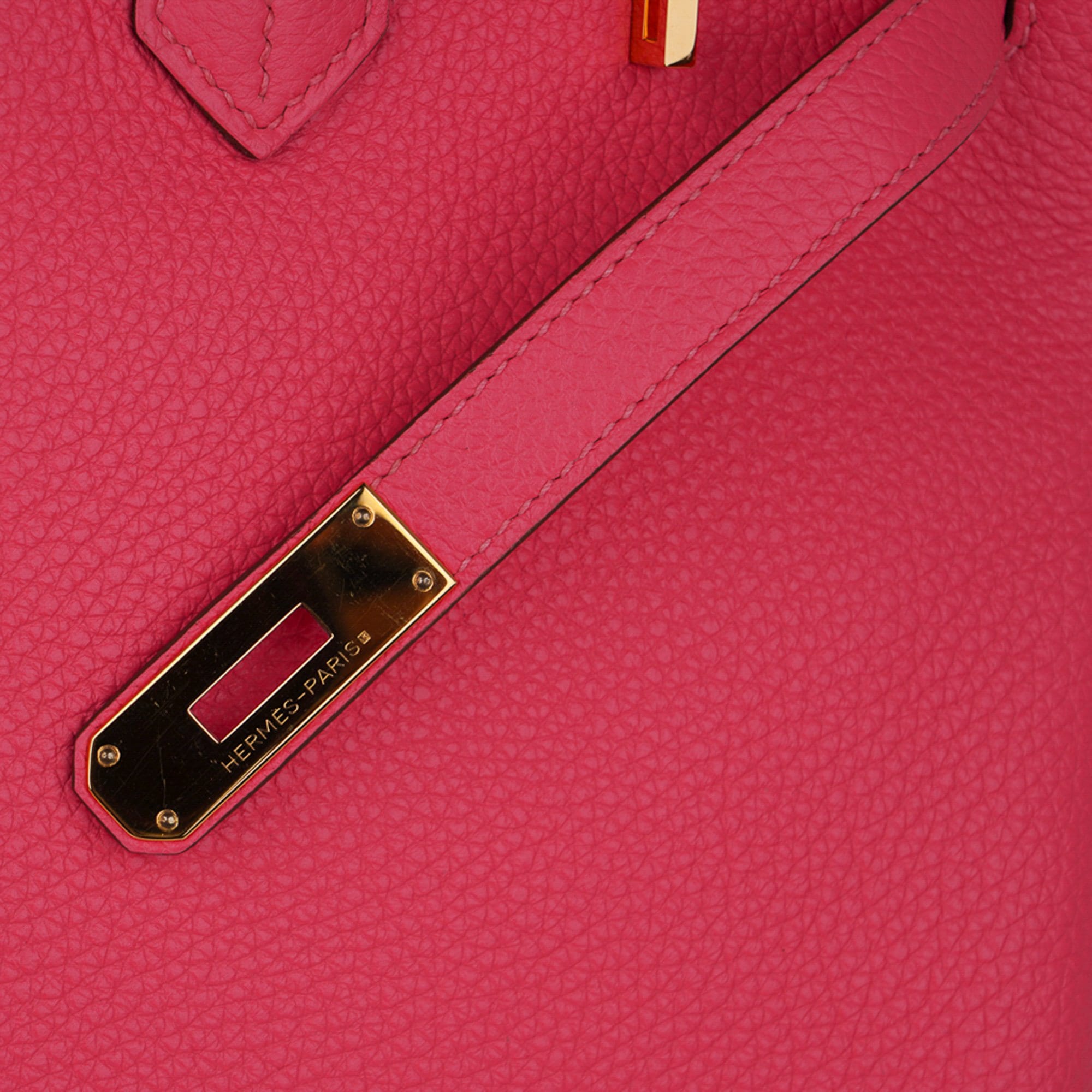 Birkin 35 Bag Rose Lipstick Pink Togo Gold Hardware