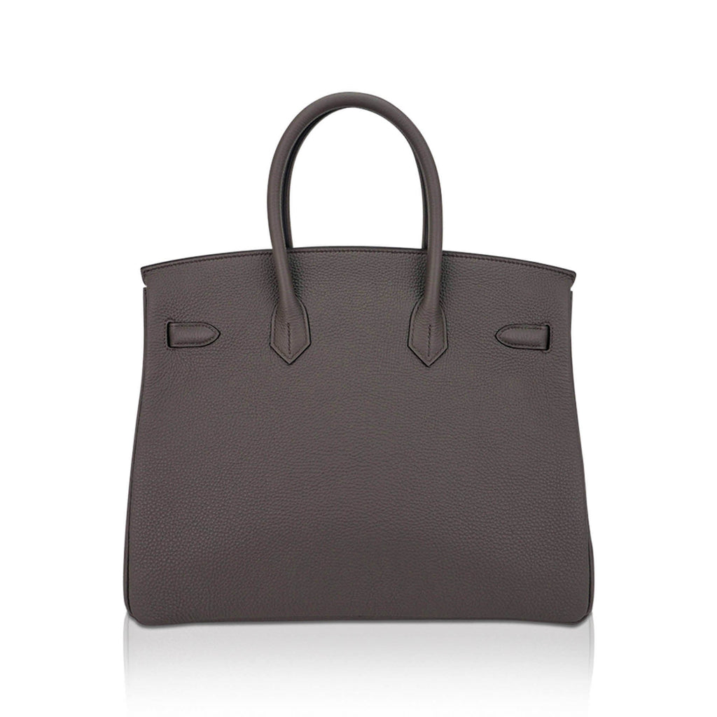 Birkin 35 Bag Etain Togo Leather with Palladium Hardware