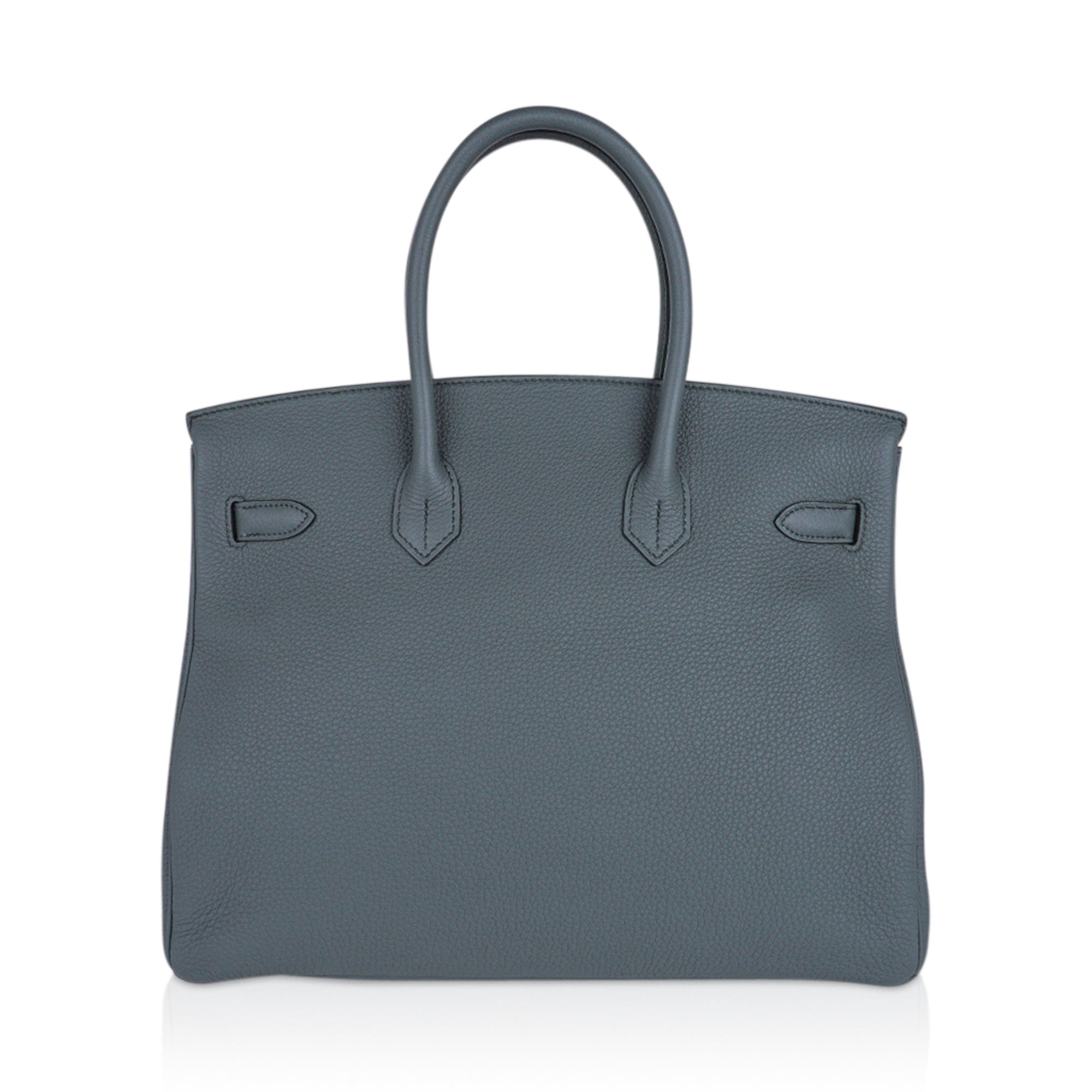 Birkin 35 Bag Vert Amande Togo Leather with Palladium Hardware
