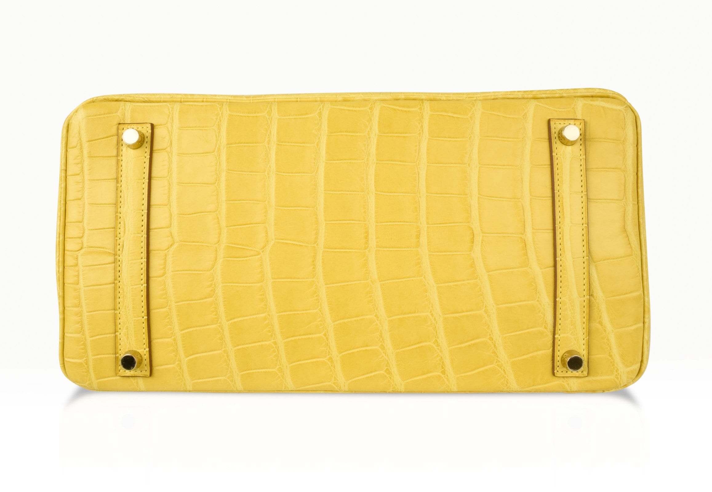 Birkin 35 Bag Matte Alligator Mimosa Gold Hardware Crazy Fabulous