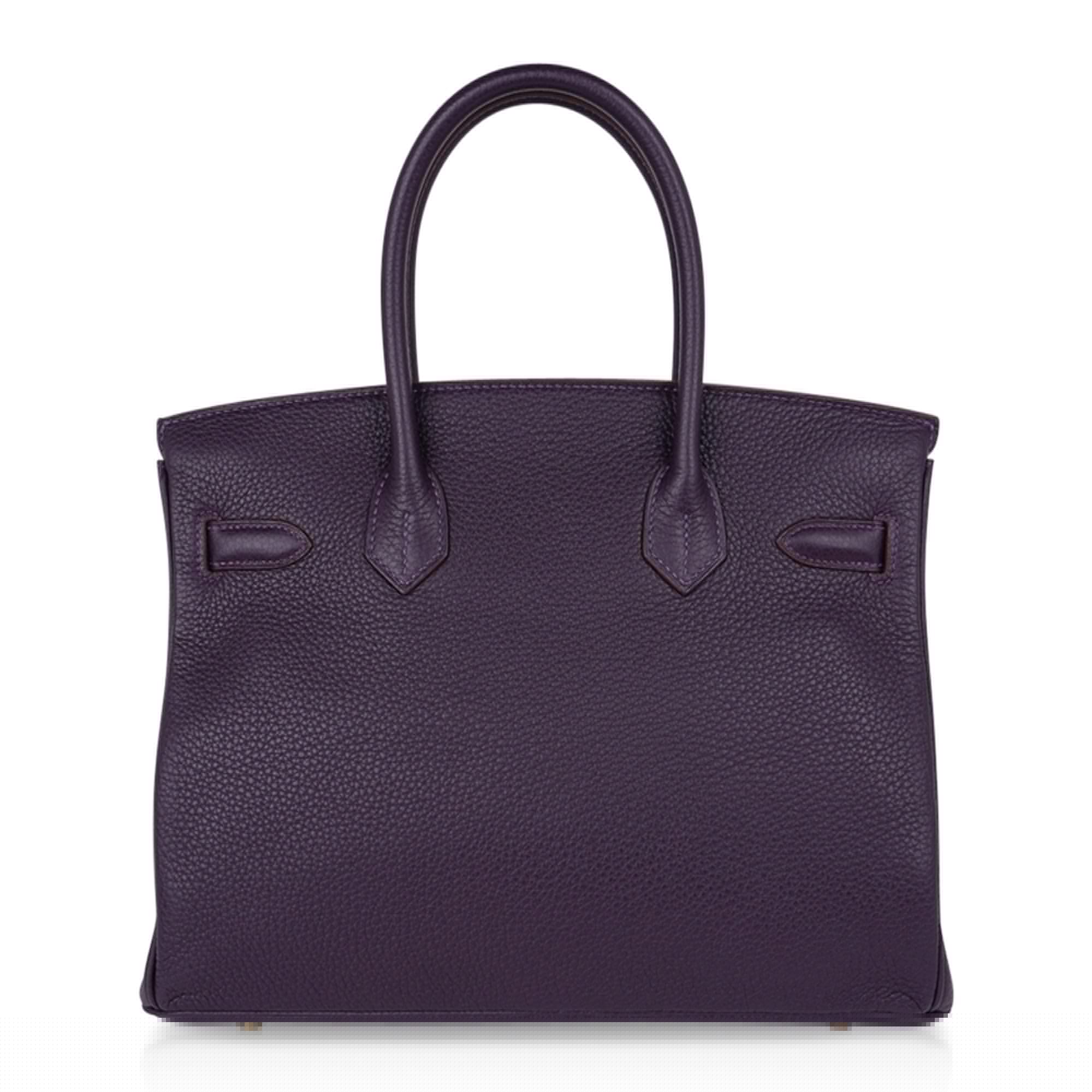 Birkin 30 Bag Raisin Rich Original Colour Gold Hardware Togo Leather