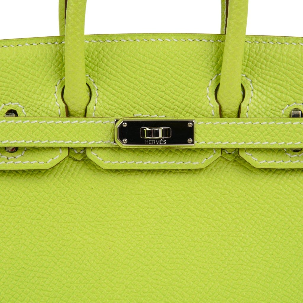 Birkin Tiny Bag Miniature Micro Kiwi Epsom Limited Edition
