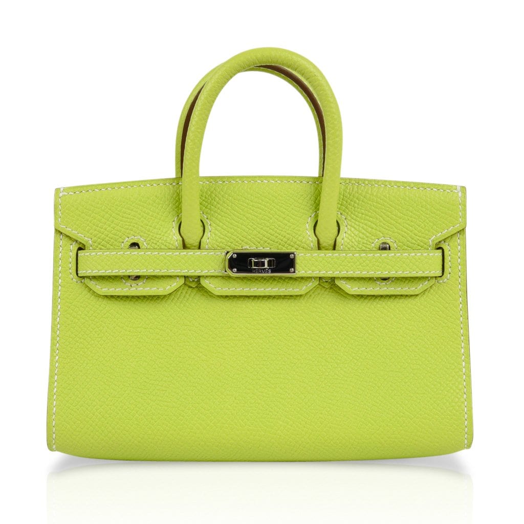 Birkin Tiny Bag Miniature Micro Kiwi Epsom Limited Edition