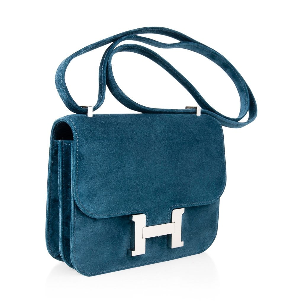 Constance Bag 18 Blue Ocean Doblis Palladium Limited Edition