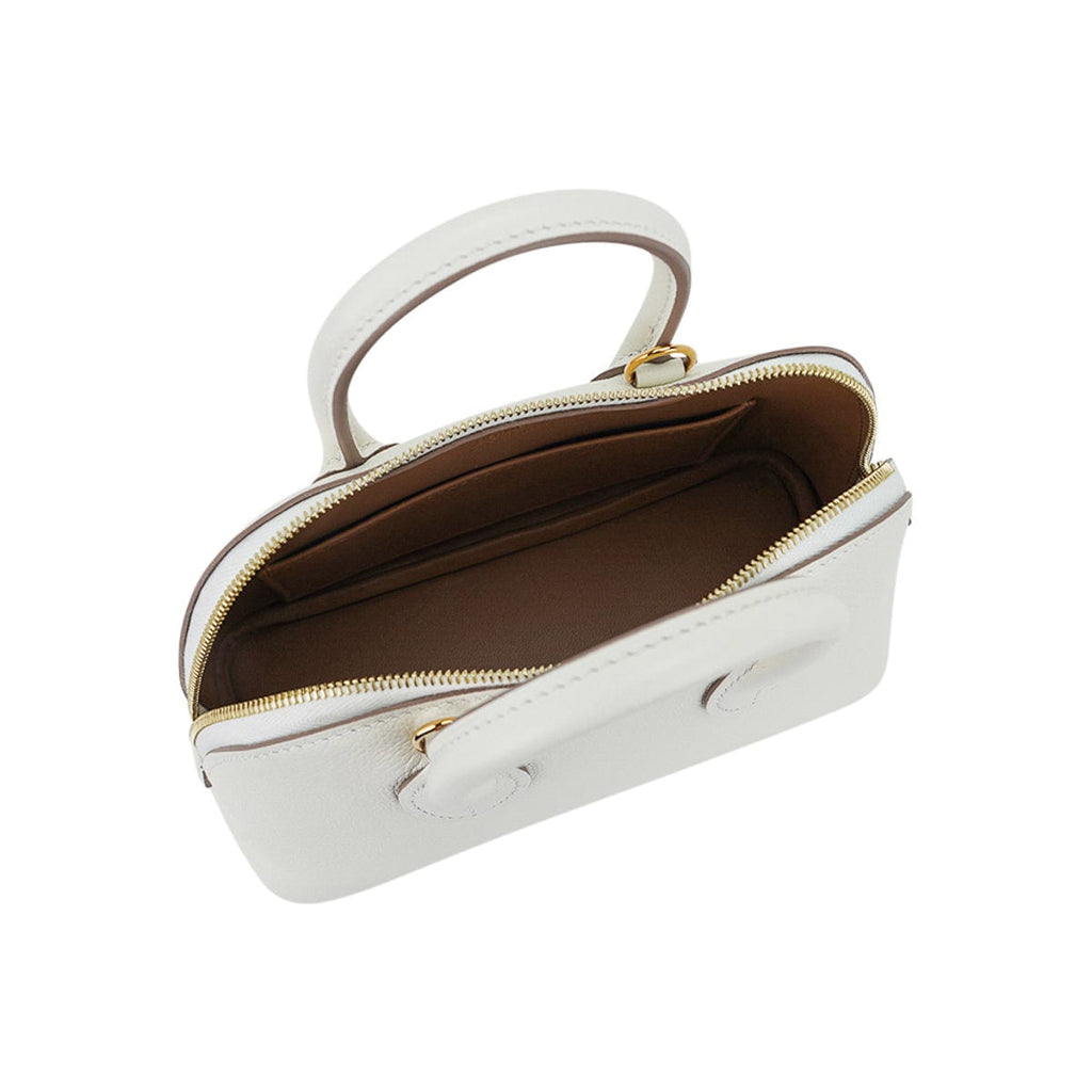 Mini Bolide 1923 Bag Verso Mushroom & Biscuit Evercolor Leather with Gold Hardware