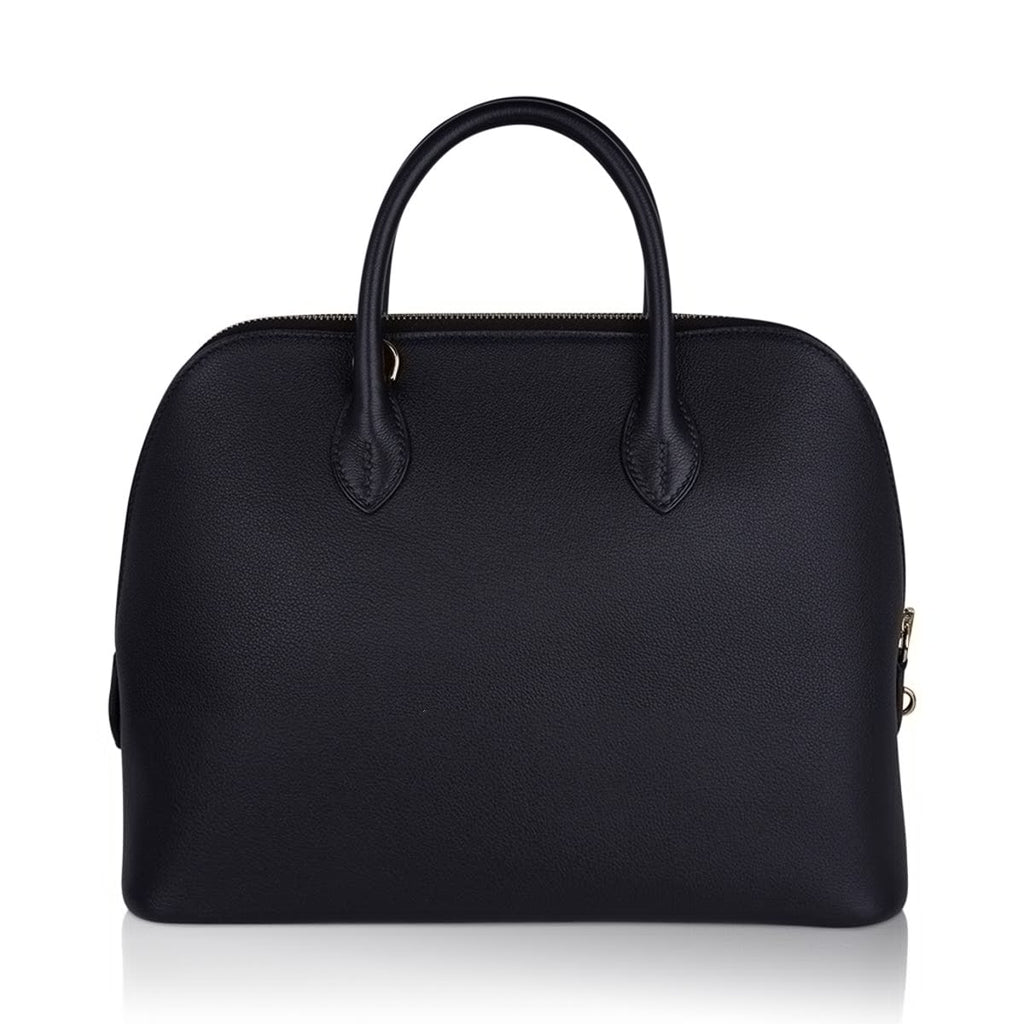 Bolide 1923 30 Bag Black Taurillon Novillo Leather Gold Hardware