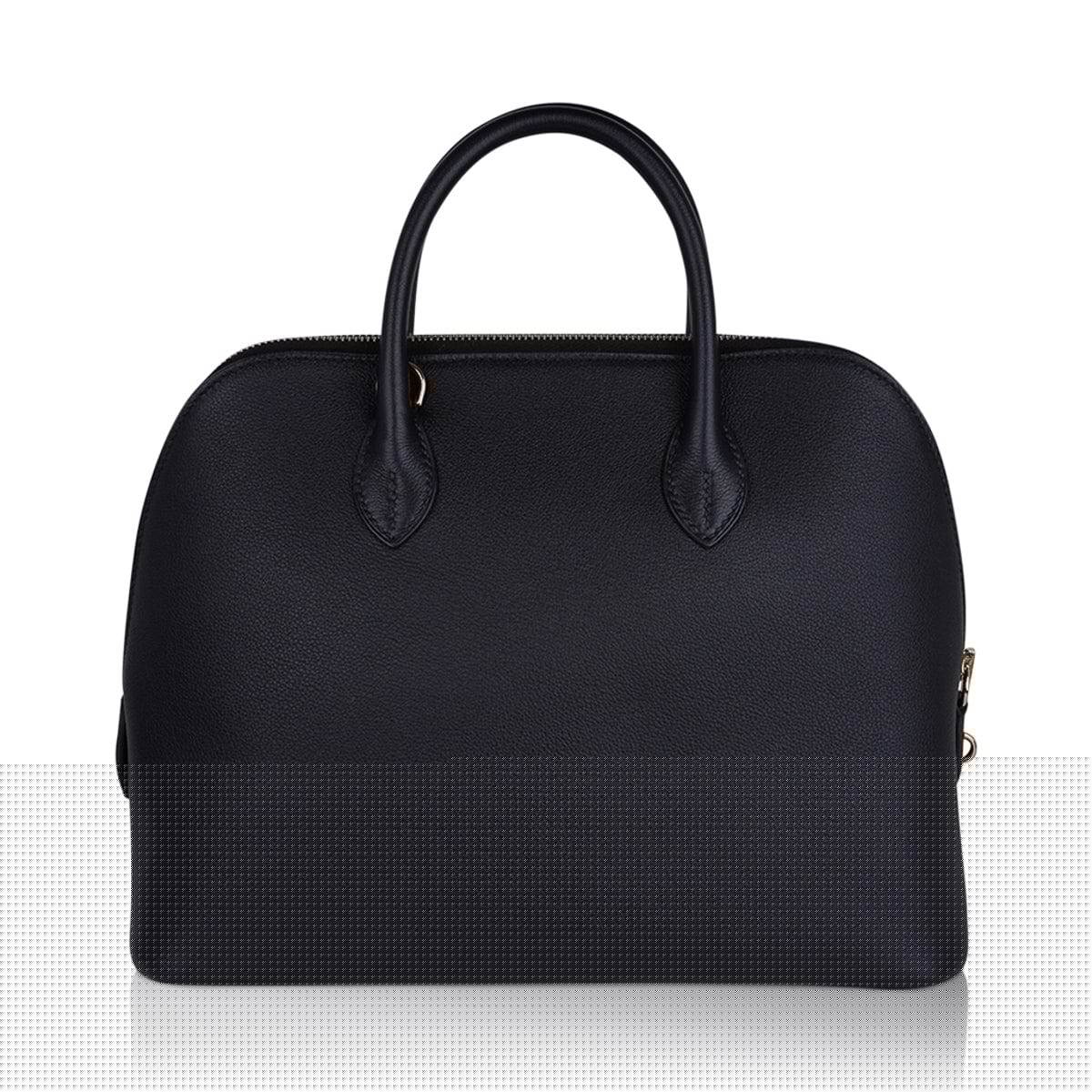Bolide 1923 30 Bag Black Taurillon Novillo Leather Gold Hardware