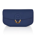 Cherche Midi 22 Blue Agate Gold Hardware Epsom Leather Clutch Limited EditionBag