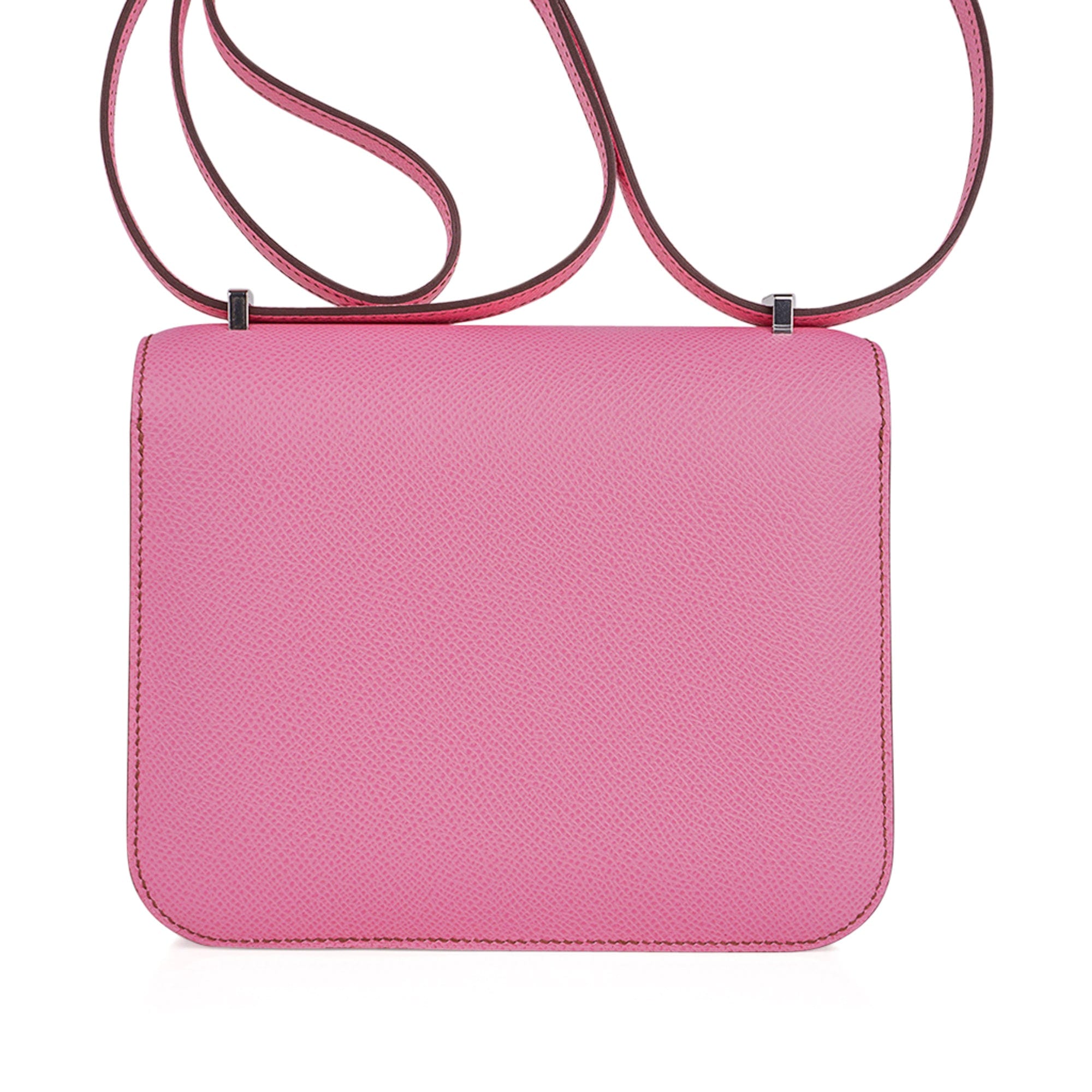 Constance 18 Mini Bag 5P Pink Epsom Palladium Hardware