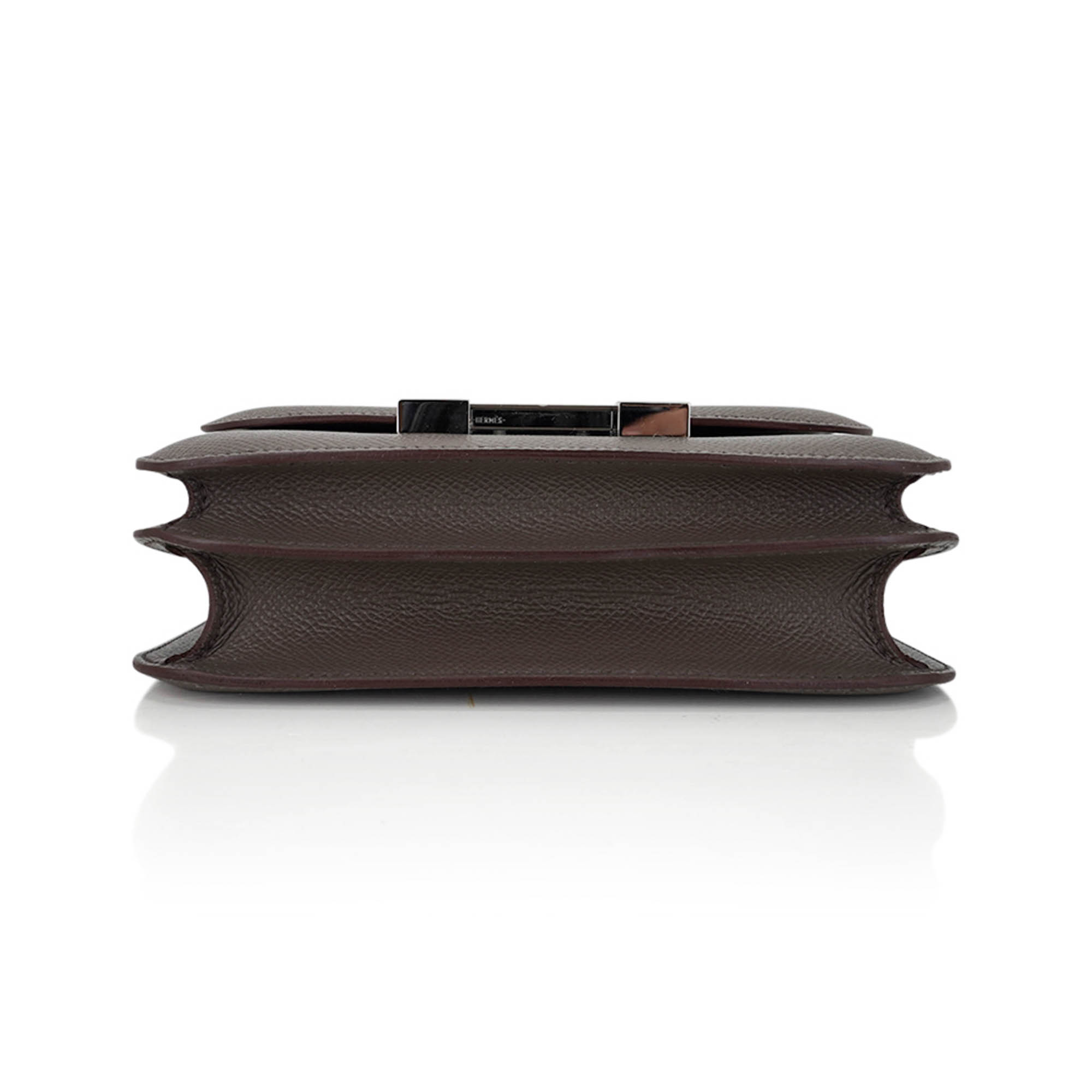 Mini Constance 18 Bag Etain Epsom Leather with Palladium Hardware