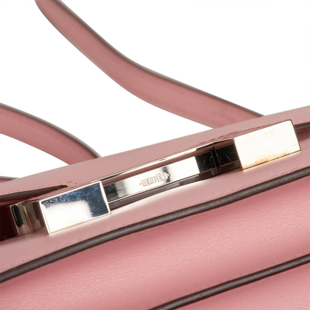 Constance 18 Mini Bag Rose Sakura Tadelakt Bougainvillea Lizard Buckle
