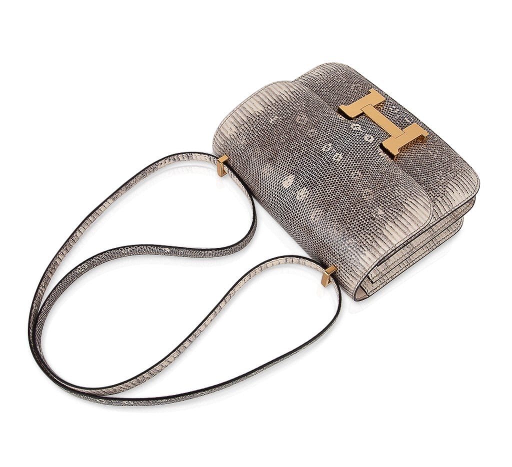 Constance Bag 18 Ombre Lizard Gold Hardware New w/ Box