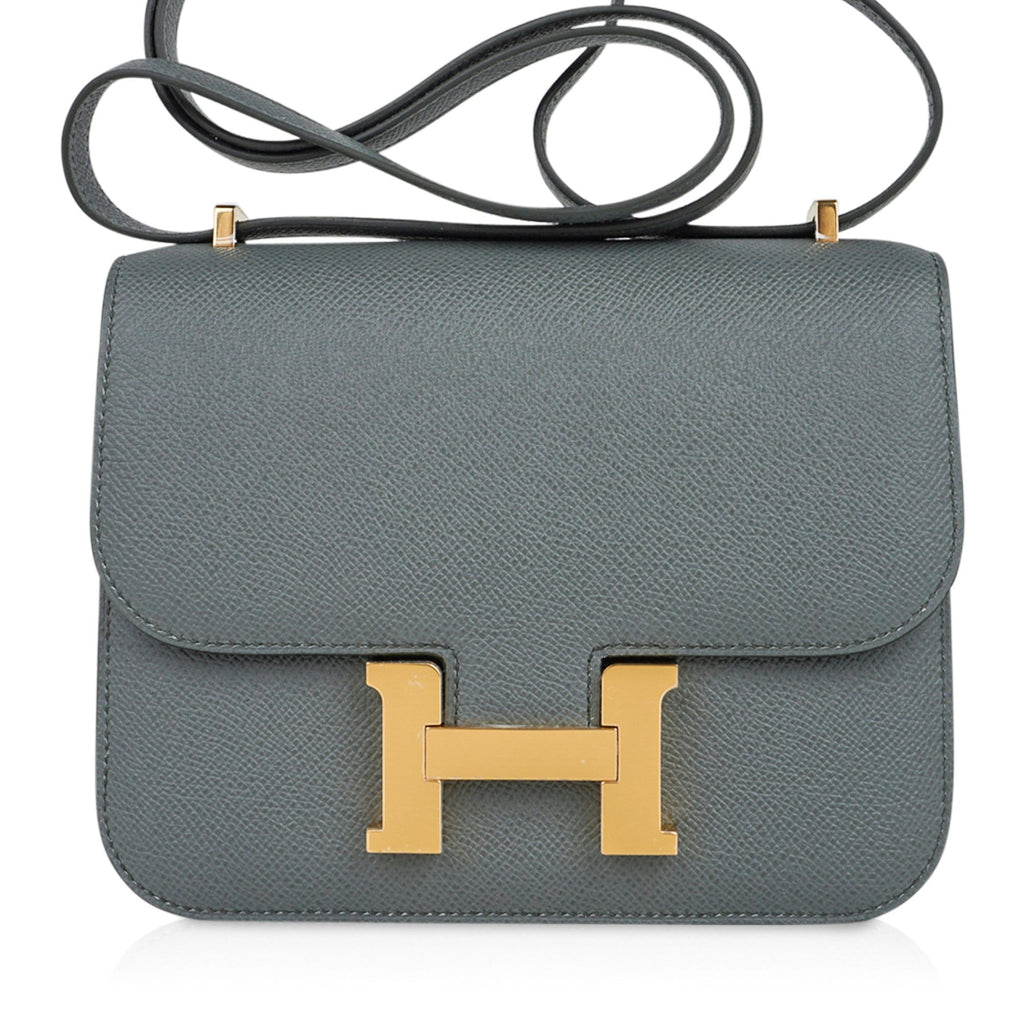 Constance Mini 18 Bag Vert Amande Gold Hardware Epsom Leather