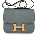 Constance Mini 18 Bag Vert Amande Gold Hardware Epsom Leather