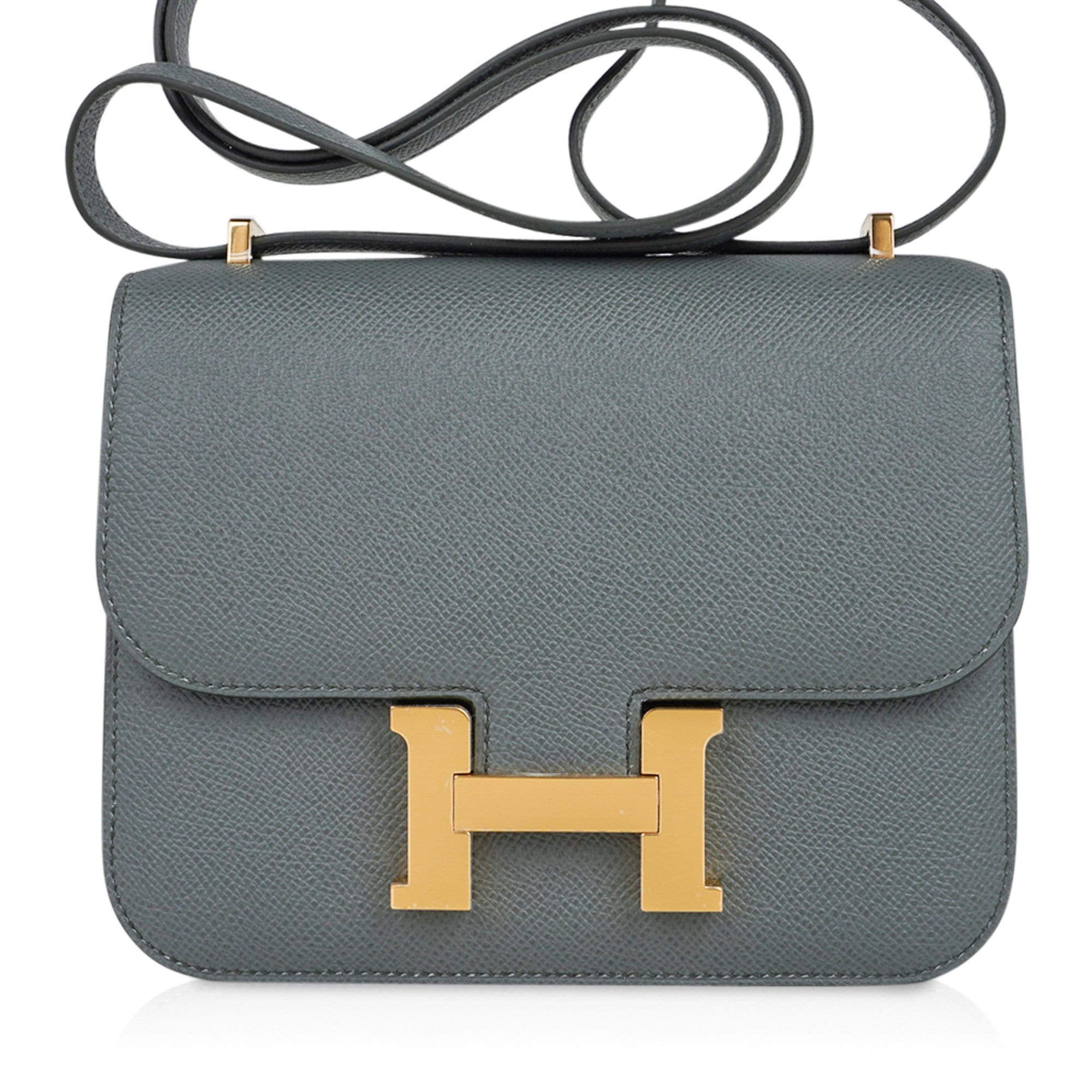 Constance Mini 18 Bag Vert Amande Gold Hardware Epsom Leather