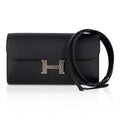 Constance Long To Go Wallet Black Epsom with Palladium Hardware