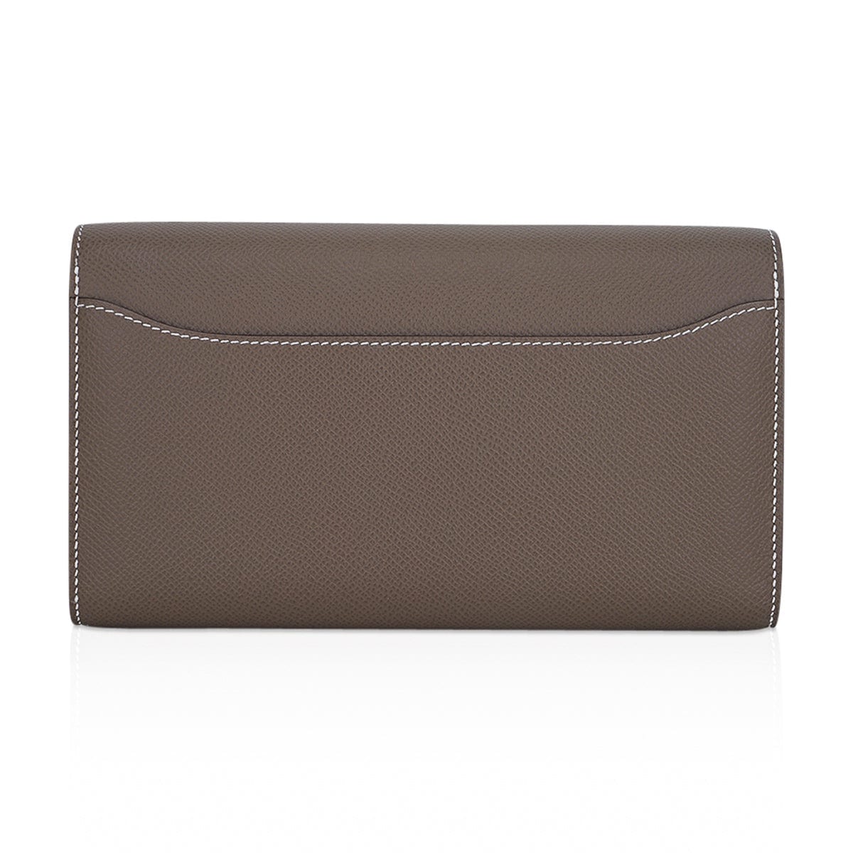 Constance Long To Go Wallet Etoupe Epsom with Gold Hardware