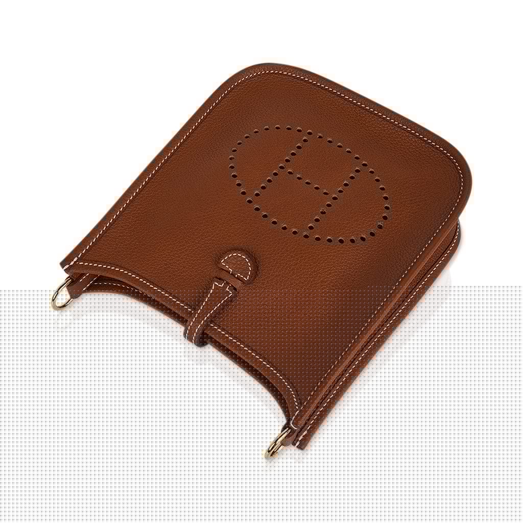 Evelyne TPM Fauve Barenia Faubourg Bag Gold Hardware