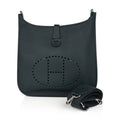 Bag Evelyne GM Vert Fonce Clemence Palladium Hardware New w/ Box