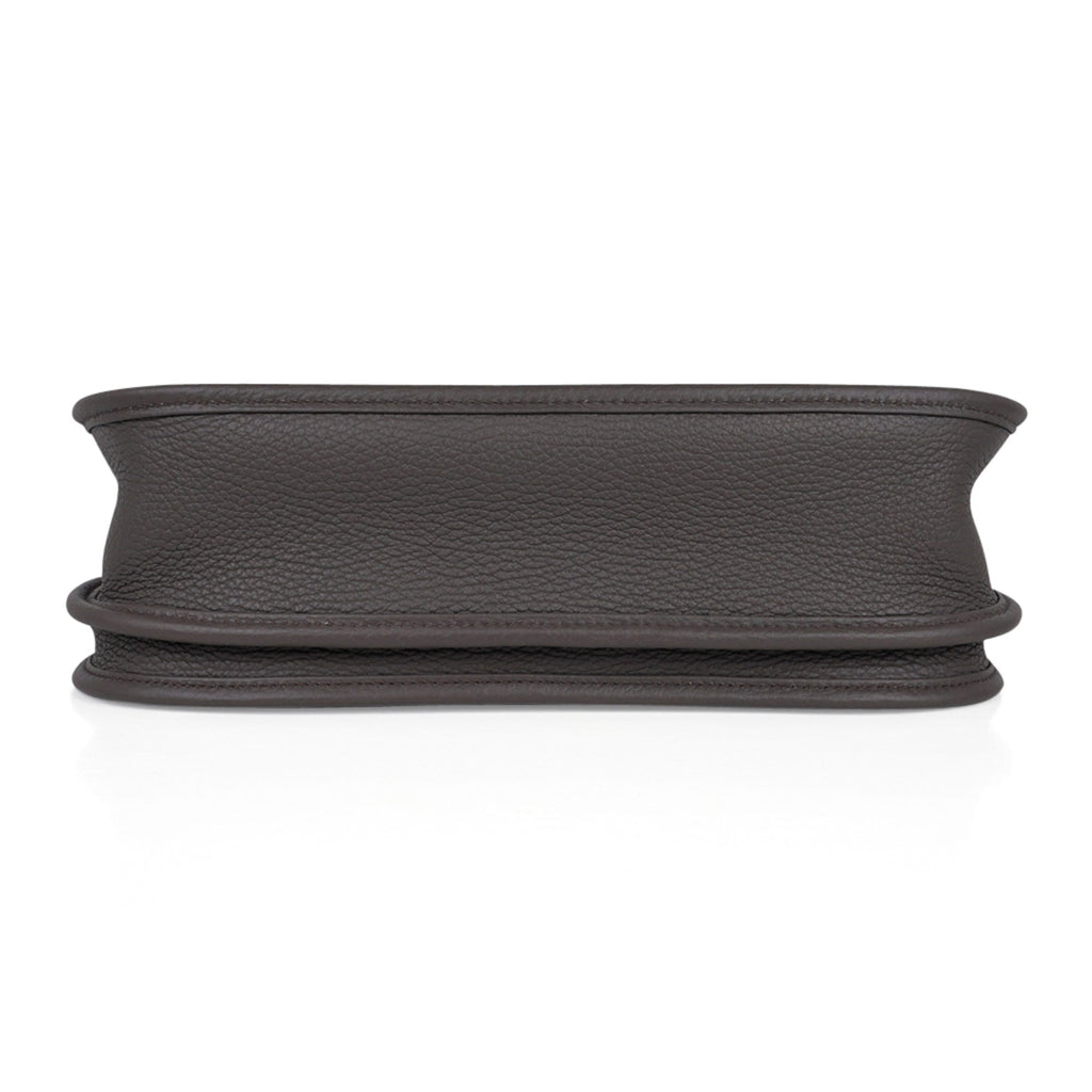Evelyne PM Bag Gray Etain Clemence Leather Palladium