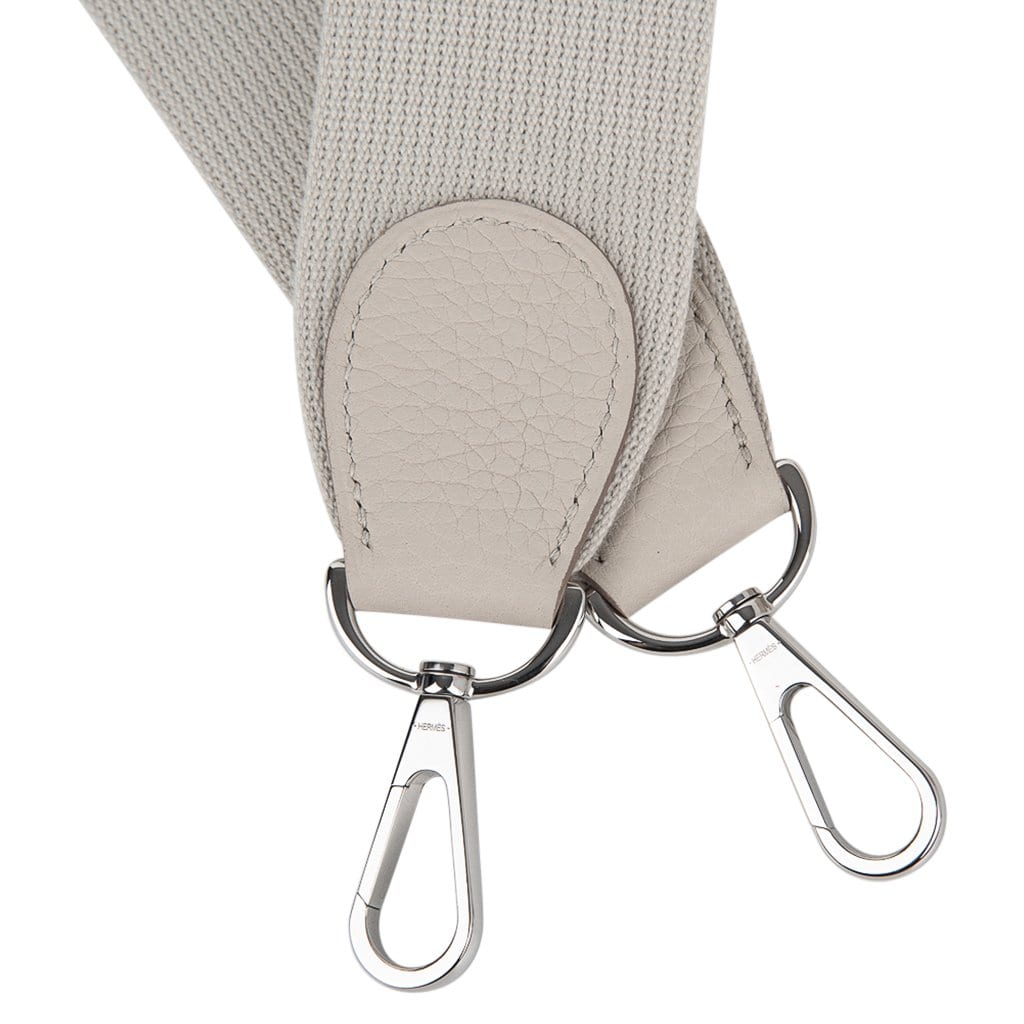 Evelyne PM Bag Beton Palladium Hardware Clemence Leather