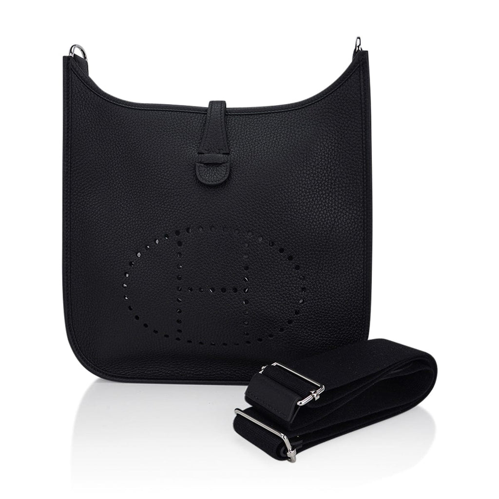 Bag Evelyne PM Black Clemence Palladium Hardware