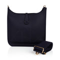 Evelyne PM Bag Bleu Nuit Clemence Gold Hardware