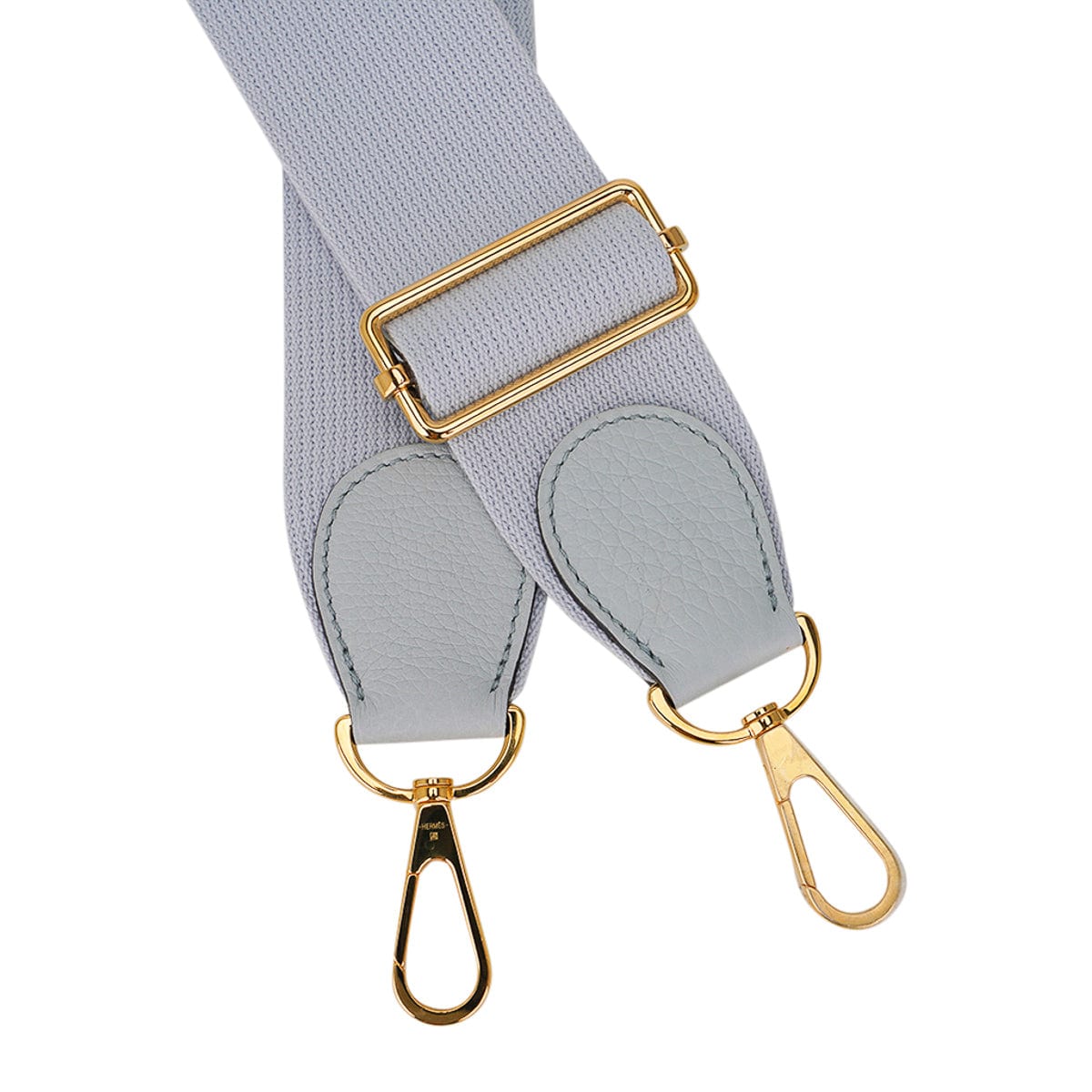 Evelyne PM Bag Blue Pale Clemence Leather with Gold Hardware