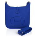 Evelyne PM Bag Blue Zellige Clemence Palladium Hardware New w/Box