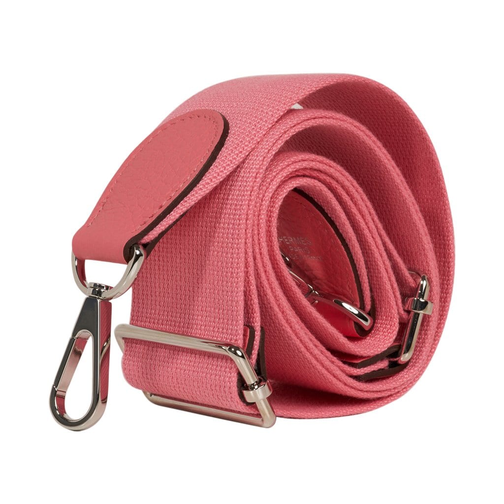 Evelyne PM Bag Rose Azalee Palladium Hardware Clemence Leather New w/Box