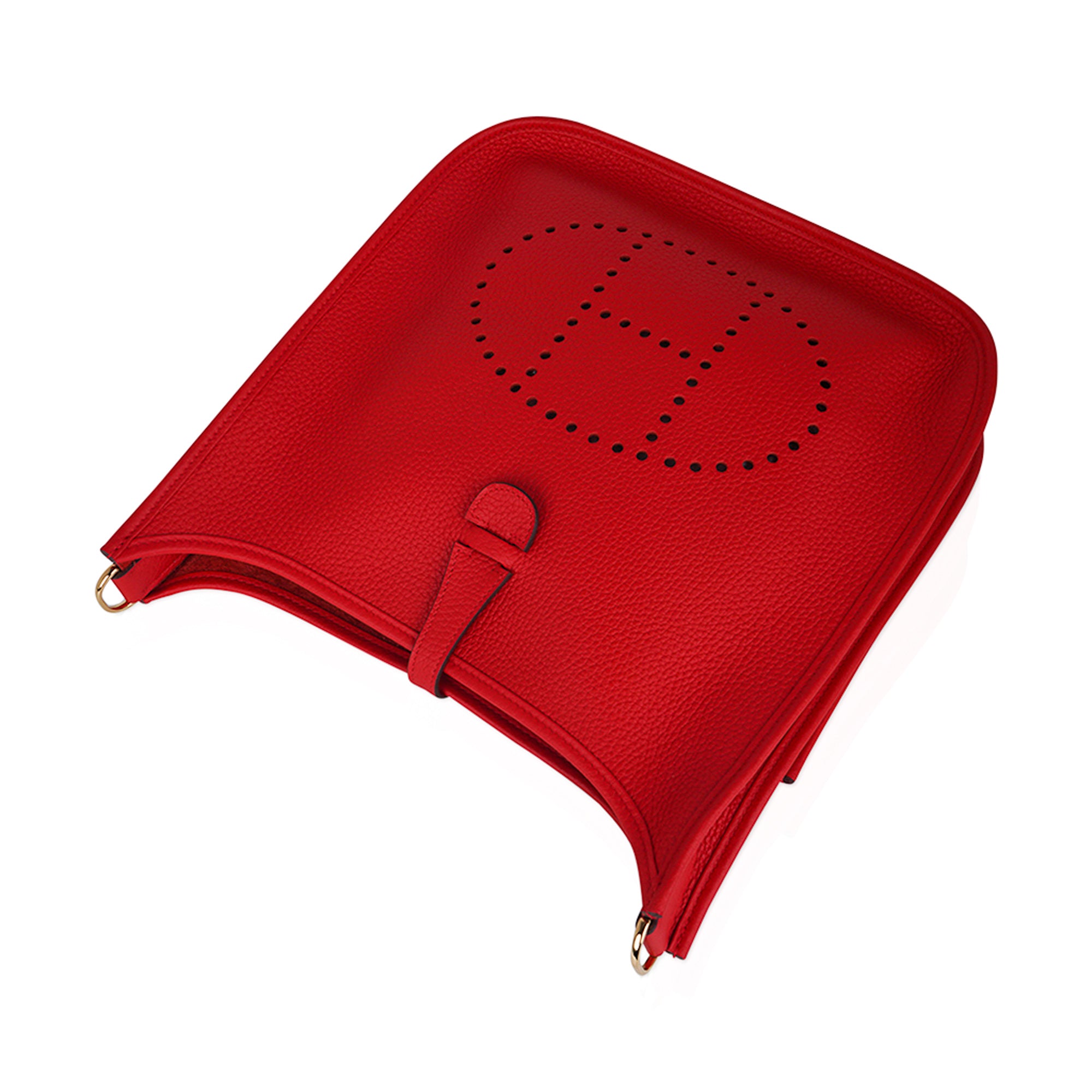 Evelyne PM Bag Rouge de Coeur Clemence Gold Hardware