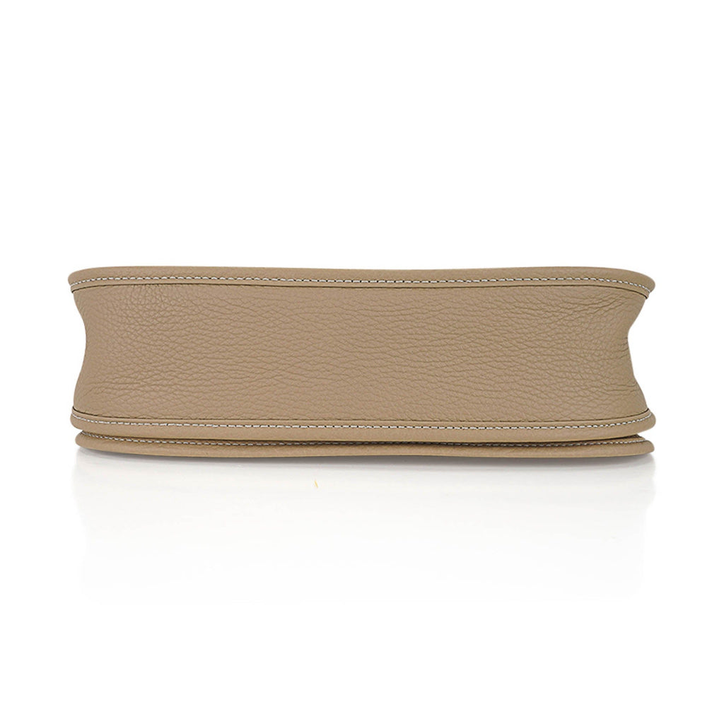 Evelyne PM Trench Bag Clemence Leather with Gold Hardware