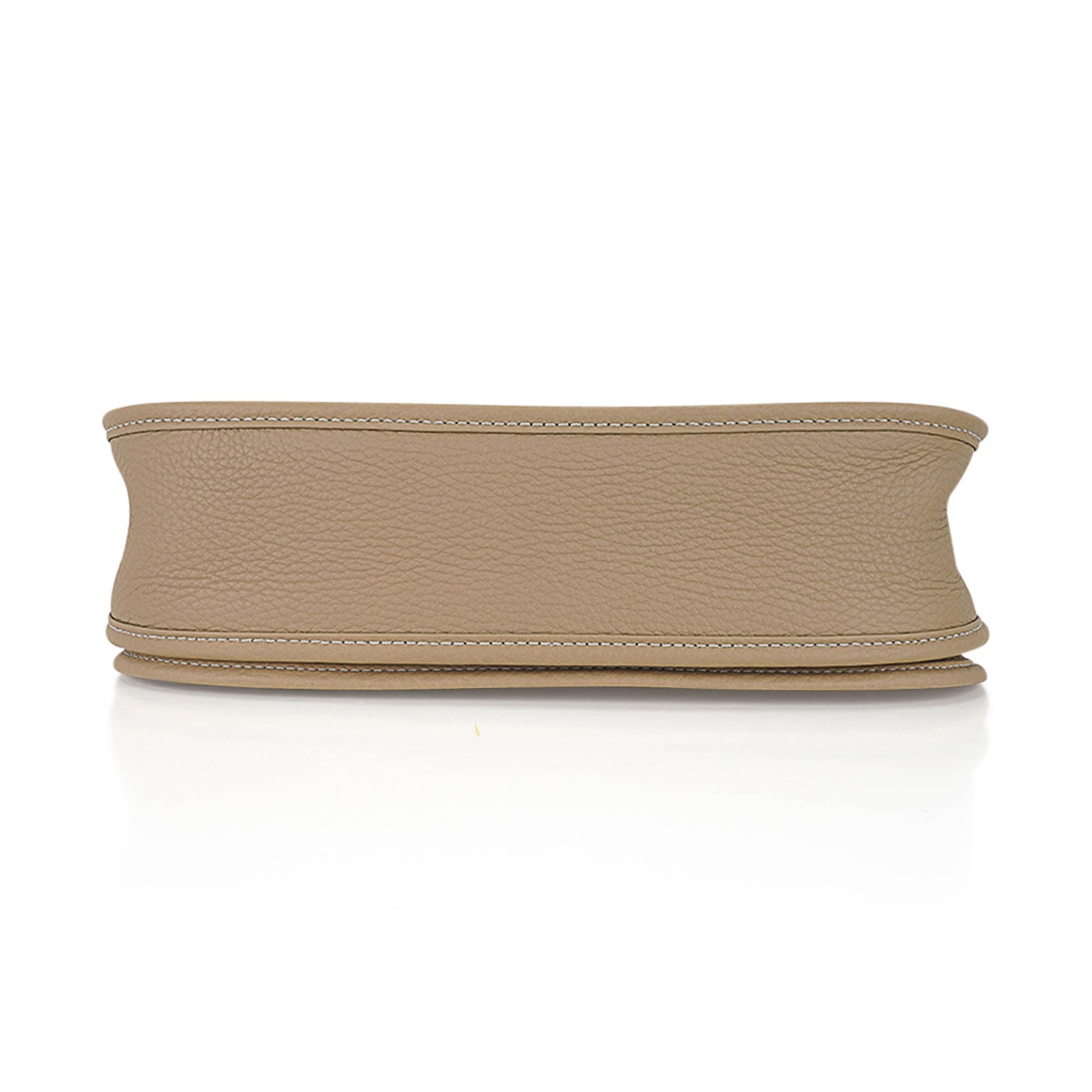 Evelyne PM Trench Bag Clemence Leather with Gold Hardware