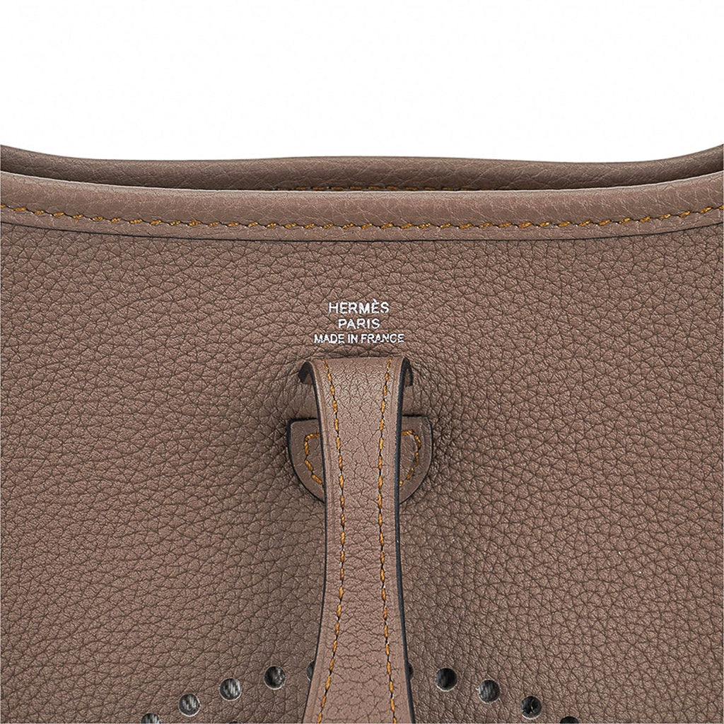 Mini Evelyne TPM Bag Beige de Weimar Amazone with Palladium Hardware