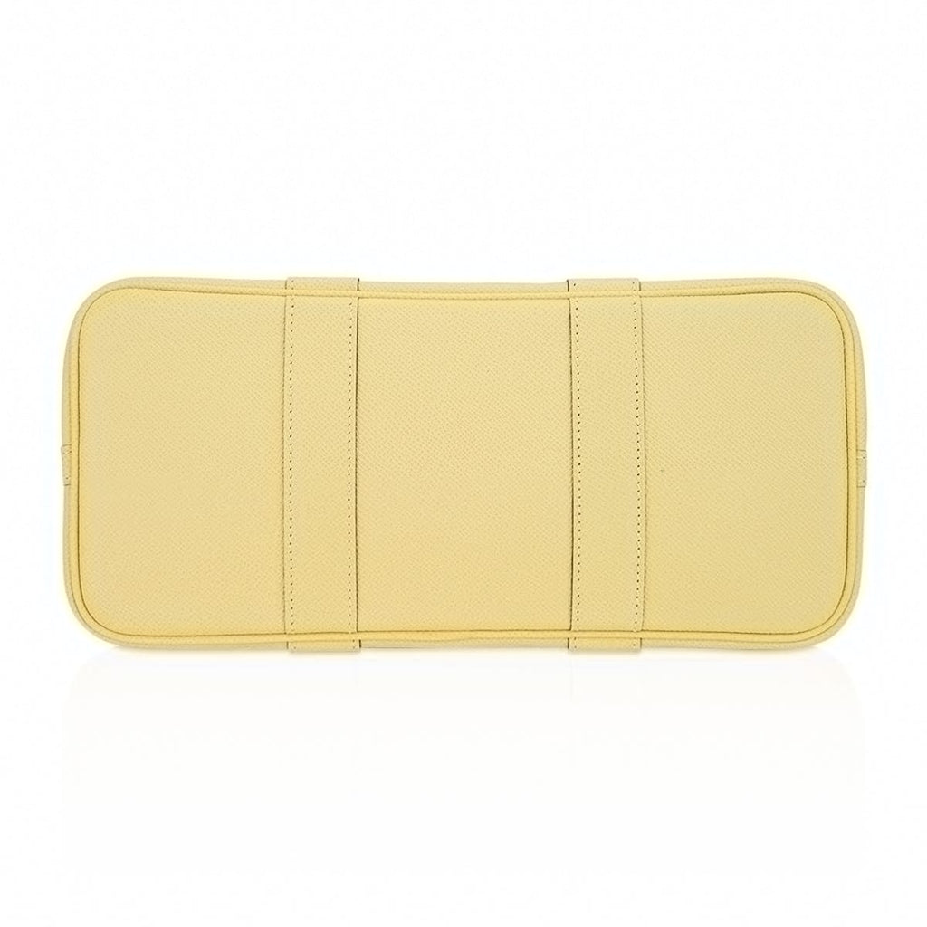 Garden Party 30 Bag Jaune Poussin Epsom Leather with Palladium Hardware