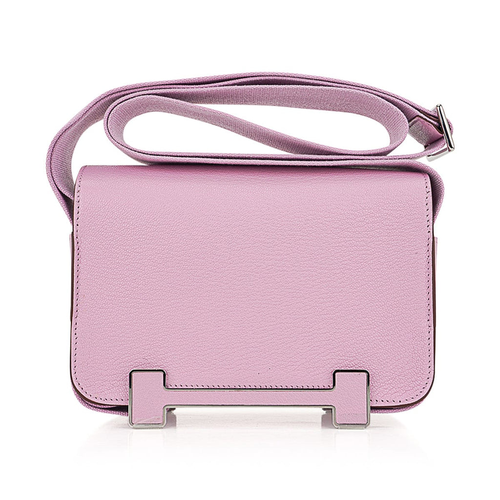 Geta Mauve Sylvestre Chevre Mysore Bag Palladium Hardware