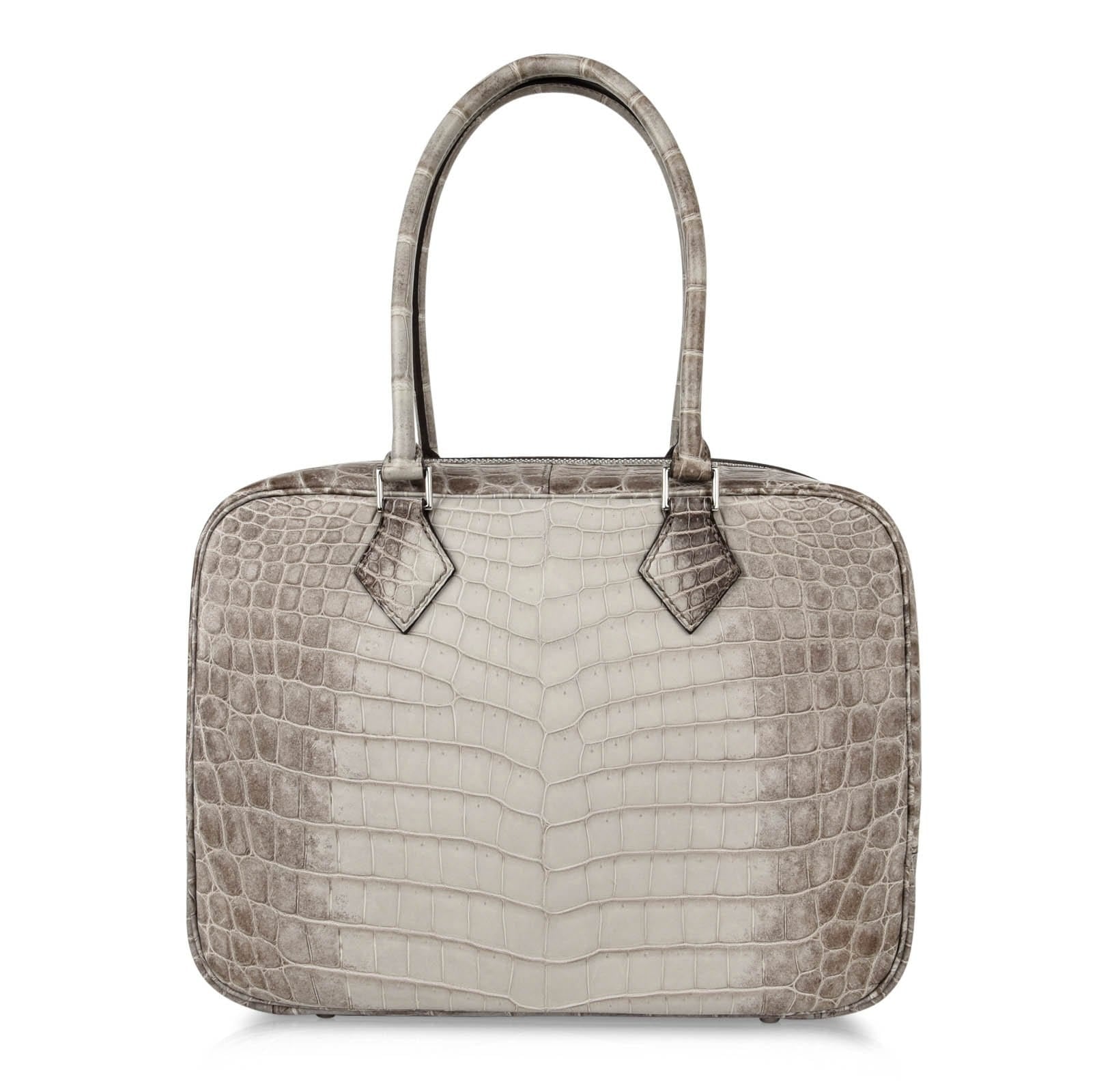 Hermes Plume 28 Bag Gris Cendre Himalaya Gray Very Rare
