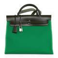 Herbag Zip Bamboo PM 31 Toile / Vache Hunter Leather New w/Box