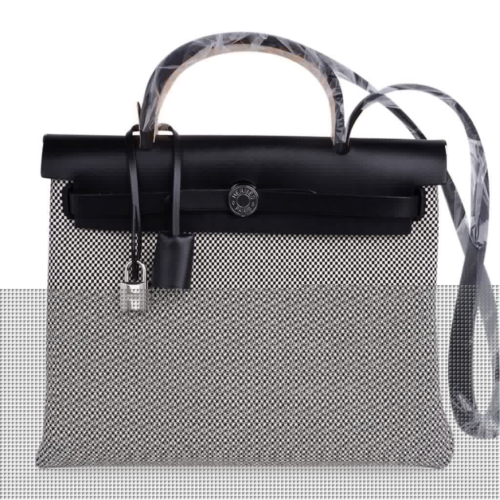 Herbag Zip H Toile 31 / Black Vache Hunter Leather New w/Box