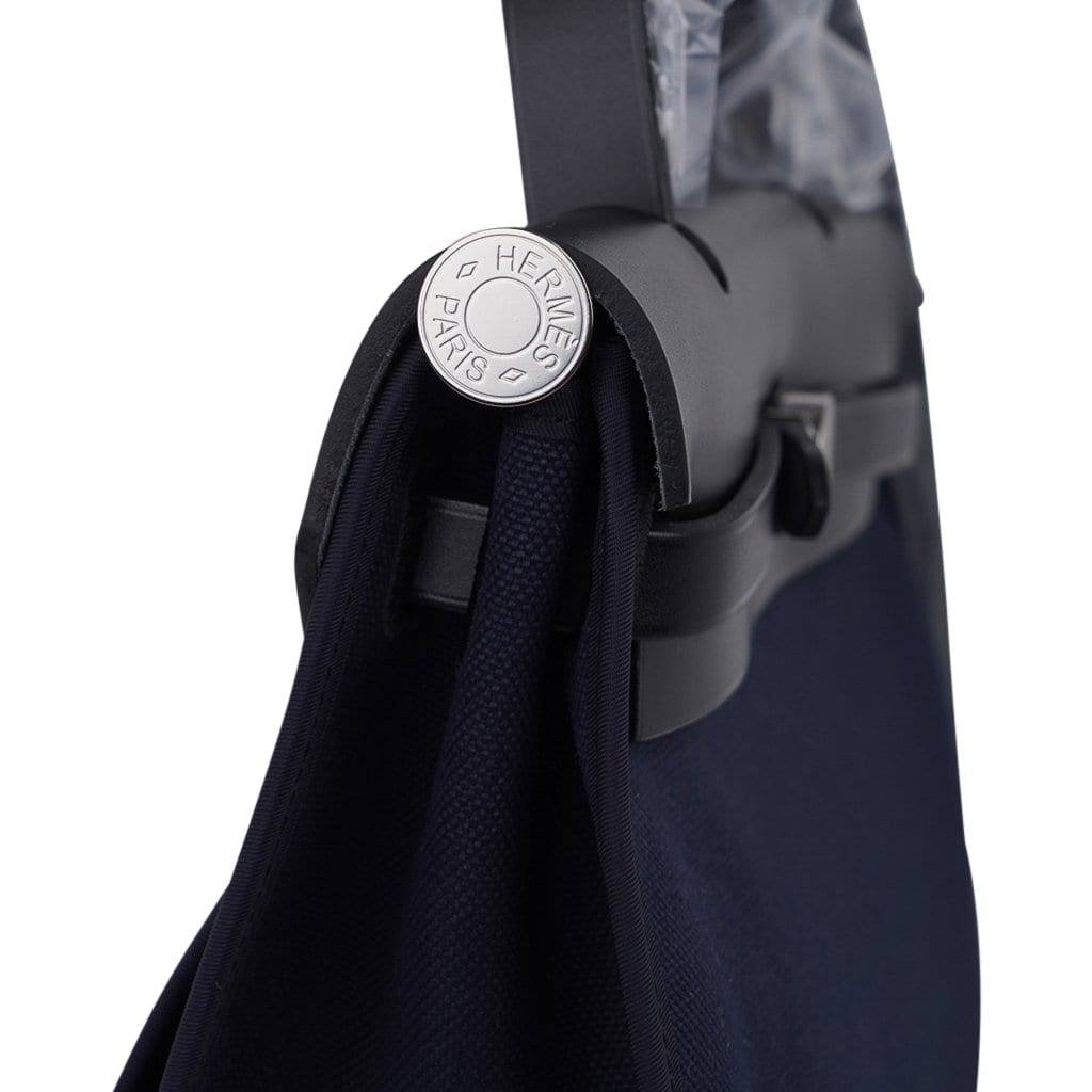 Herbag Zip Navy on Black 31 Militaire Canvas Vache Hunter Leather