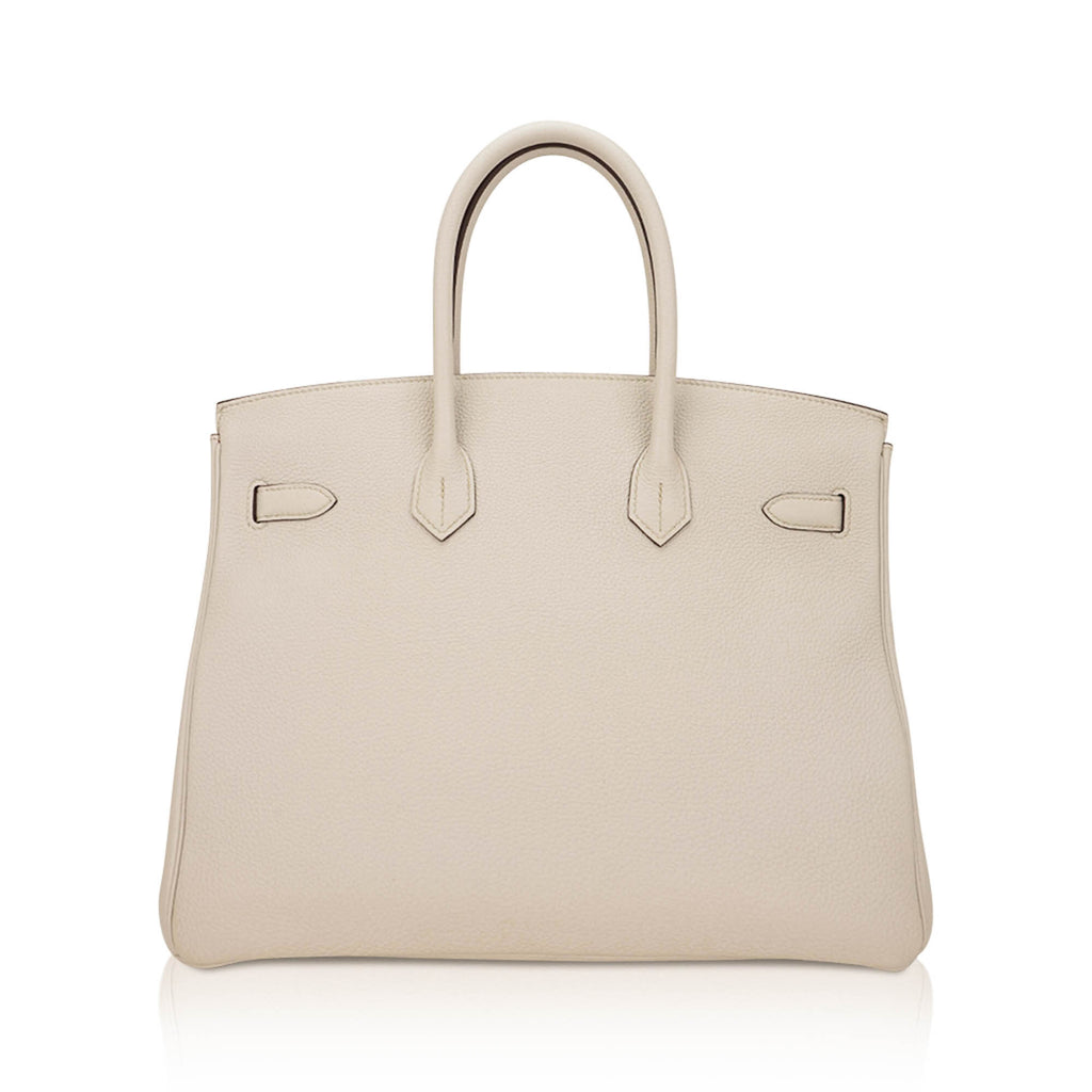 HSS Birkin 35 Trench and Corail Togo Leather Special Order Bag