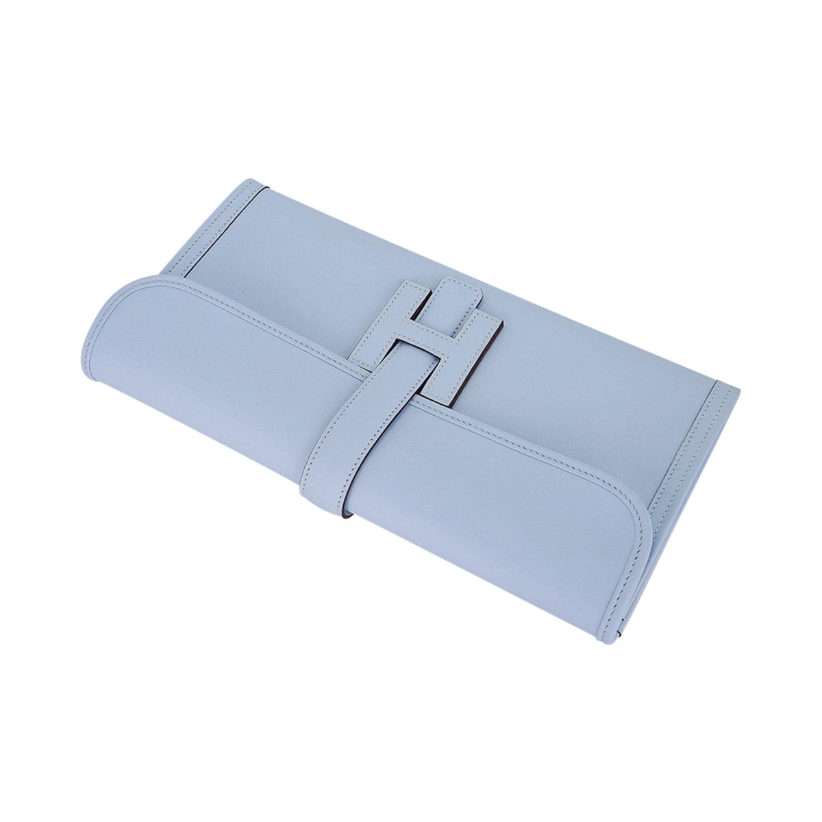 Jige Elan 29 Blue Brume Clutch Bag Evercolor Leather