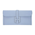 Jige Elan 29 Blue Brume Clutch Bag Evercolor Leather